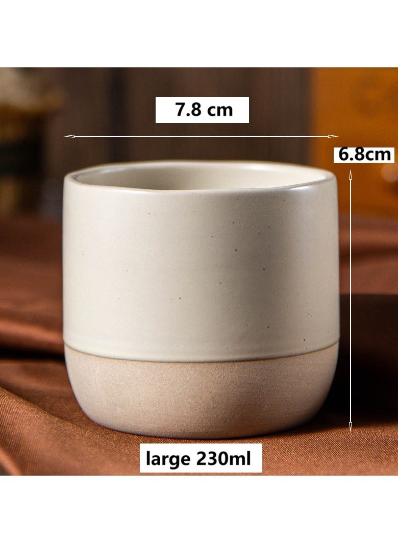 Handcrafted Arabic Ceramic Coffee Cup - 230ml Insulated Mug for Ramadan/office/home, Heat-Resistant Tea Cup,1pc - Image 3